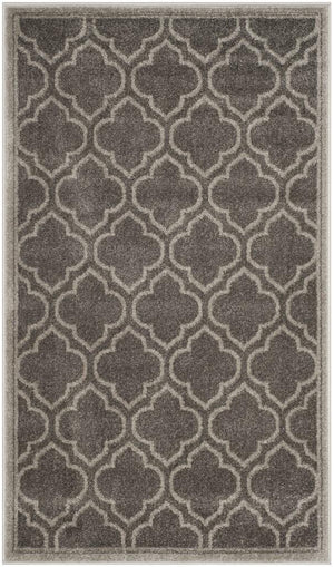 Safavieh Amherst 412 Power Loomed 67% Polypropylene 18% Fibrillated Polypropylene 8% Latex 7% Poly-cotton(warp) Rug AMT412C-3