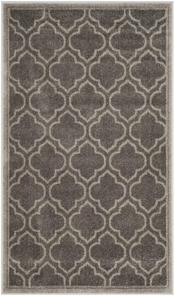 Safavieh Amherst 412 Power Loomed 67% Polypropylene 18% Fibrillated Polypropylene 8% Latex 7% Poly-cotton(warp) Rug AMT412C-3