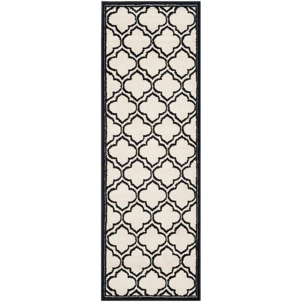 Safavieh Amherst 412 Power Loomed 67% Polypropylene 18% Fibrillated Polypropylene 8% Latex 7% Poly-cotton(warp) Rug AMT412D-3