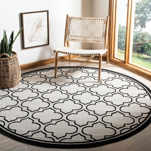 Safavieh Amherst 412 Power Loomed 67% Polypropylene 18% Fibrillated Polypropylene 8% Latex 7% Poly-cotton(warp) Rug AMT412D-3