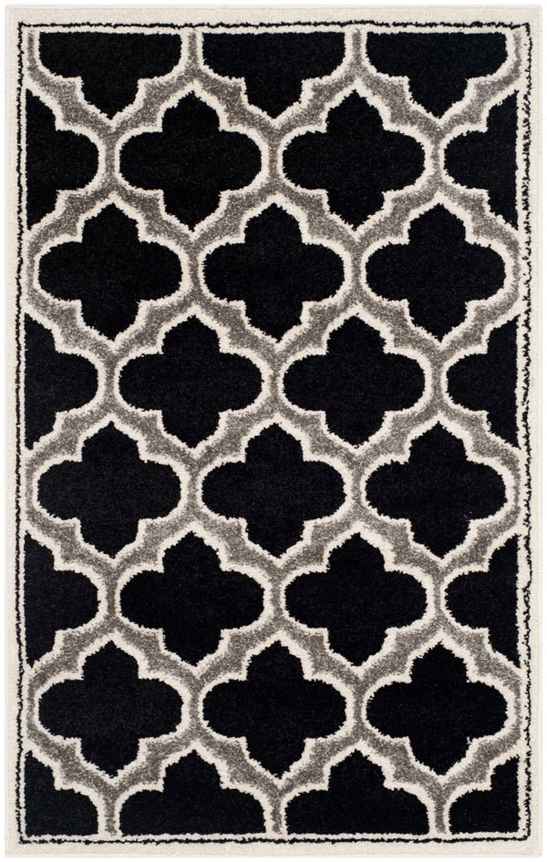 Safavieh Amherst 412 Power Loomed 67% Polypropylene 18% Fibrillated Polypropylene 8% Latex 7% Poly-cotton(warp) Rug AMT412G-3