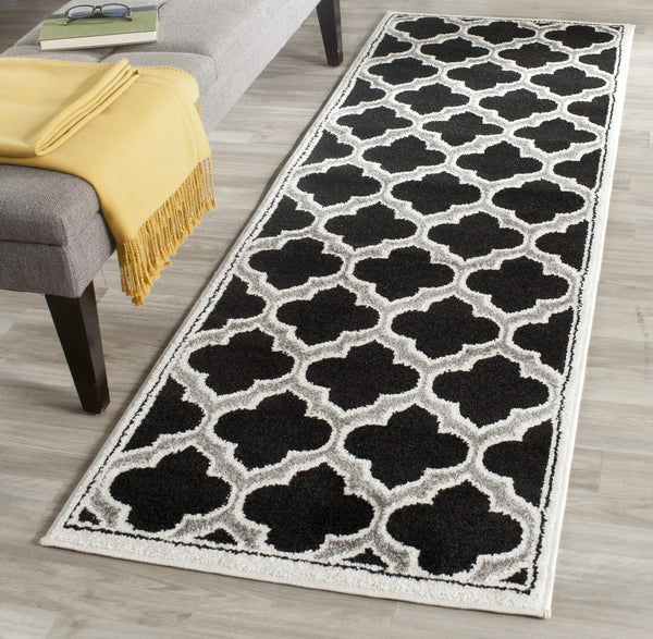 Safavieh Amherst 412 Power Loomed 67% Polypropylene 18% Fibrillated Polypropylene 8% Latex 7% Poly-cotton(warp) Rug AMT412G-3