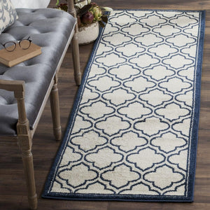 Safavieh Amherst 412 Power Loomed 67% Polypropylene 18% Fibrillated Polypropylene 8% Latex 7% Poly-cotton(warp) Rug AMT412M-29
