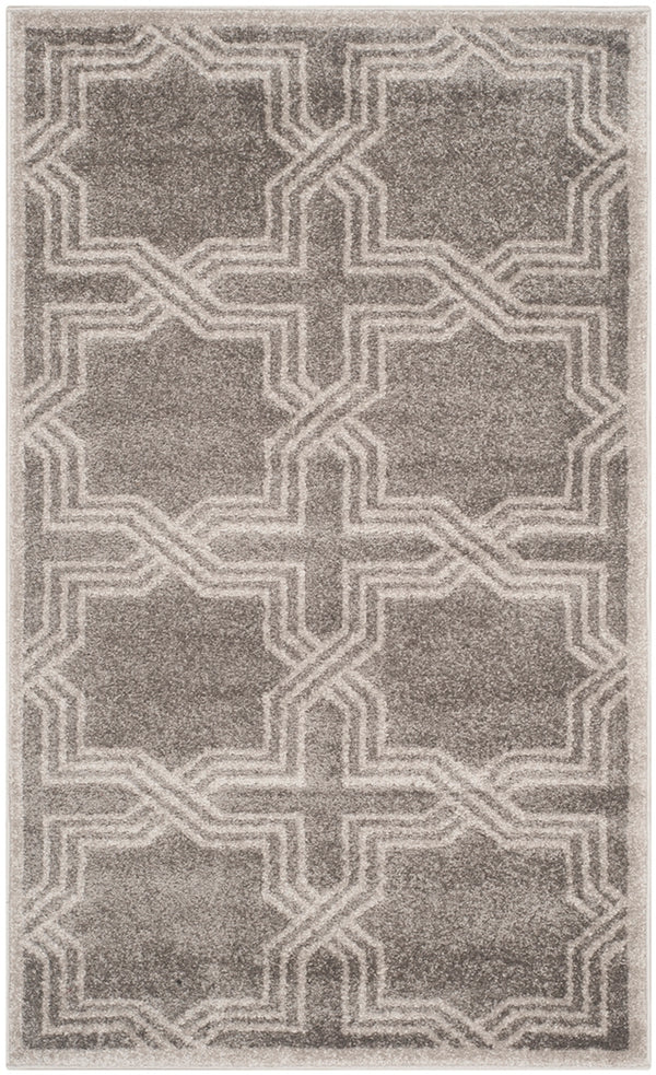Safavieh Amherst 413 Power Loomed 67% Polypropylene 18% Fibrillated Polypropylene 8% Latex 7% Poly-cotton(warp) Rug AMT413C-3
