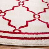 Safavieh Amhesrt 414 Power Loomed 67% Polypropylene 18% Fibrillated Polypropylene 8% Latex 7% Poly-cotton(warp) Rug AMT414H-3