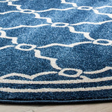 Safavieh Amhesrt 414 Power Loomed 67% Polypropylene 18% Fibrillated Polypropylene 8% Latex 7% Poly-cotton(warp) Rug AMT414P-3