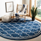 Safavieh Amhesrt 414 Power Loomed 67% Polypropylene 18% Fibrillated Polypropylene 8% Latex 7% Poly-cotton(warp) Rug AMT414P-3