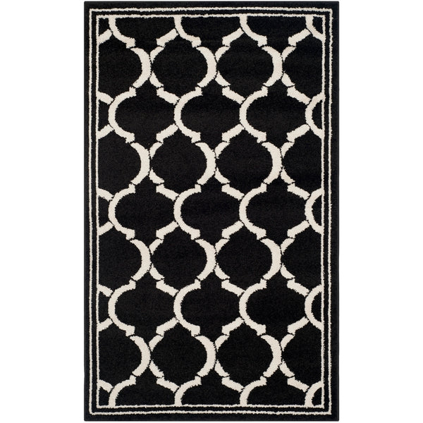 Safavieh Amherst 415 Power Loomed 67% Polypropylene 18% Fibrillated Polypropylene 8% Latex 7% Poly-cotton(warp) Rug AMT415G-3