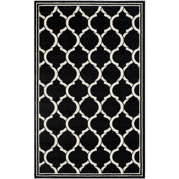 Safavieh Amherst 415 Power Loomed 67% Polypropylene 18% Fibrillated Polypropylene 8% Latex 7% Poly-cotton(warp) Rug AMT415G-3