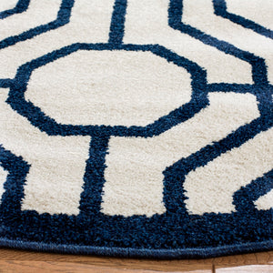 Safavieh Amherst 416 Power Loomed 67% Polypropylene 18% Fibrillated Polypropylene 8% Latex 7% Poly-cotton(warp) Rug AMT416M-9