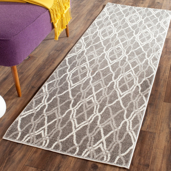 Safavieh Amherst 417 Power Loomed 67% Polypropylene 18% Fibrillated Polypropylene 8% Latex 7% Poly-cotton(warp) Rug AMT417C-3
