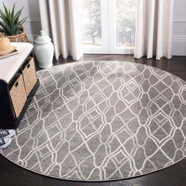 Safavieh Amherst 417 Power Loomed 67% Polypropylene 18% Fibrillated Polypropylene 8% Latex 7% Poly-cotton(warp) Rug AMT417C-3