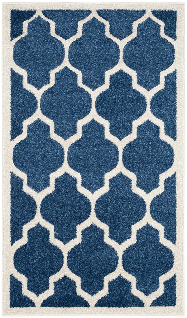 Safavieh Amherst 420 Power Loomed 67% Polypropylene 18% Fibrillated Polypropylene 8% Latex 7% Poly-cotton(warp) Rug AMT420P-29