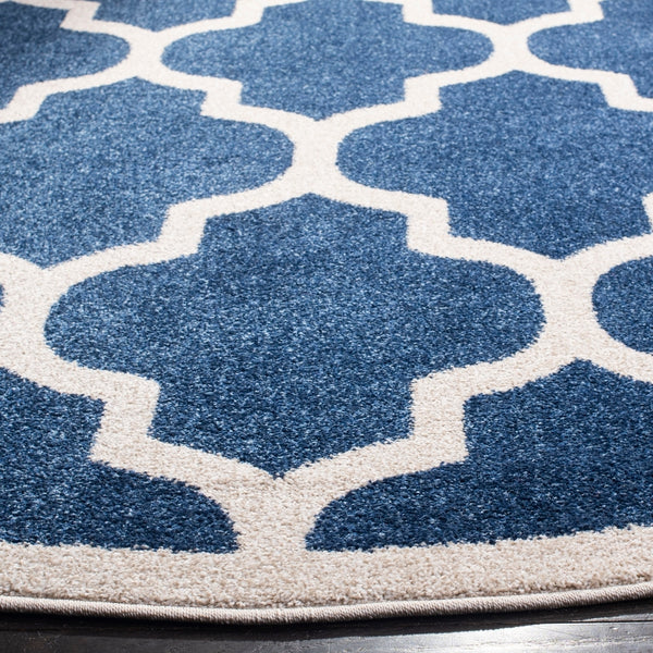 Safavieh Amherst 420 Power Loomed 67% Polypropylene 18% Fibrillated Polypropylene 8% Latex 7% Poly-cotton(warp) Rug AMT420P-29