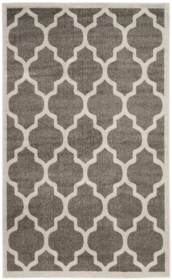 Safavieh Amherst 420 Power Loomed 67% Polypropylene 18% Fibrillated Polypropylene 8% Latex 7% Poly-cotton(warp) Rug AMT420R-3