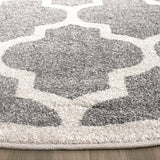 Safavieh Amherst 420 Power Loomed 67% Polypropylene 18% Fibrillated Polypropylene 8% Latex 7% Poly-cotton(warp) Rug AMT420R-3