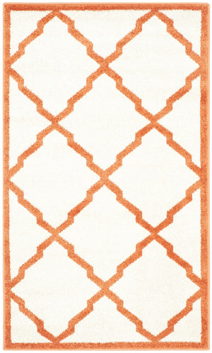 Safavieh Amherst 421 Power Loomed 67% Polypropylene 18% Fibrillated Polypropylene 8% Latex 7% Poly-cotton(warp) Rug AMT421F-3