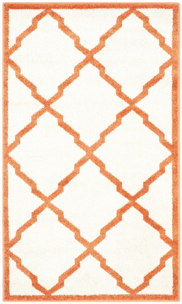Safavieh Amherst 421 Power Loomed 67% Polypropylene 18% Fibrillated Polypropylene 8% Latex 7% Poly-cotton(warp) Rug AMT421F-3