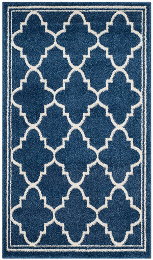 Safavieh Amherst 422 Power Loomed 65.6% Polypropylene 21% Fibrillated Polypropylene 5.9% Latex (SBR (50% Water/50% Latex))7.2% Poly-cotton(warp) Contemporary Rug AMT422P-8SQ