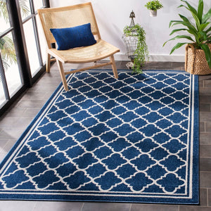 Safavieh Amherst 422 Power Loomed 65.6% Polypropylene 21% Fibrillated Polypropylene 5.9% Latex (SBR (50% Water/50% Latex))7.2% Poly-cotton(warp) Contemporary Rug AMT422P-8SQ