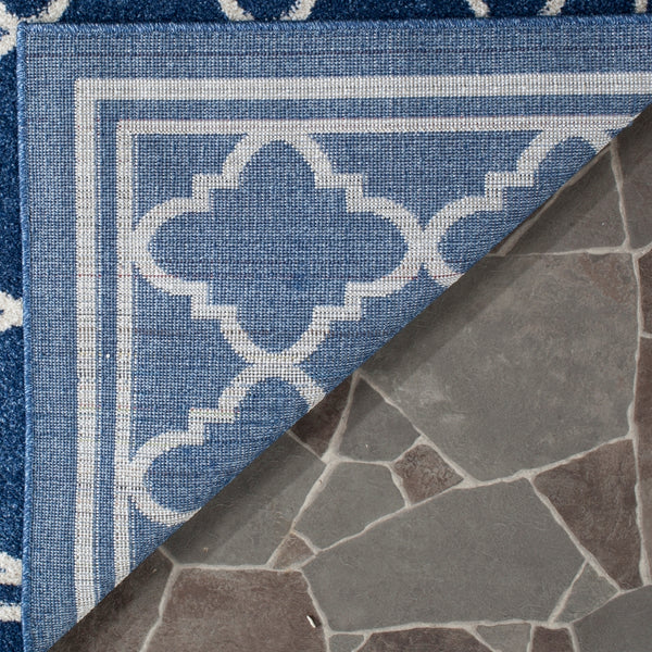 Safavieh Amherst 422 Power Loomed 65.6% Polypropylene 21% Fibrillated Polypropylene 5.9% Latex (SBR (50% Water/50% Latex))7.2% Poly-cotton(warp) Contemporary Rug AMT422P-8SQ