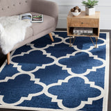 Safavieh Amherst 423 Power Loomed 67% Polypropylene 18% Fibrillated Polypropylene 8% Latex 7% Poly-cotton(warp) Rug AMT423P-3