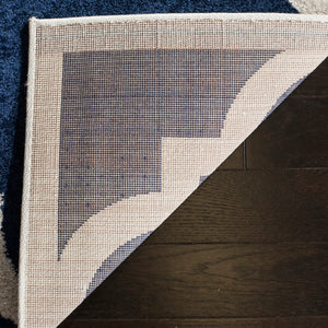 Safavieh Amherst 423 Power Loomed 67% Polypropylene 18% Fibrillated Polypropylene 8% Latex 7% Poly-cotton(warp) Rug AMT423P-3