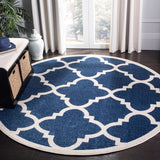 Safavieh Amherst 423 Power Loomed 67% Polypropylene 18% Fibrillated Polypropylene 8% Latex 7% Poly-cotton(warp) Rug AMT423P-3