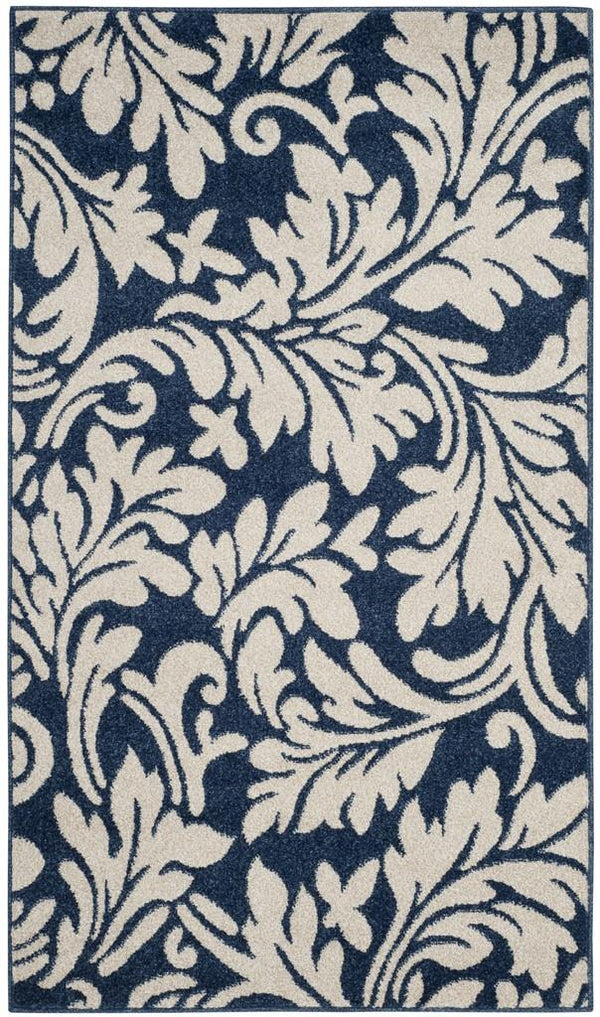 Safavieh Amherst 425 Power Loomed 67% Polypropylene 18% Fibrillated Polypropylene 8% Latex 7% Poly-cotton(warp) Rug AMT425P-3