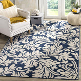 Safavieh Amherst 425 Power Loomed 67% Polypropylene 18% Fibrillated Polypropylene 8% Latex 7% Poly-cotton(warp) Rug AMT425P-3