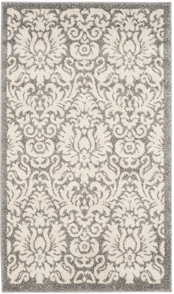 Safavieh Amherst 427 Power Loomed 67% Polypropylene 18% Fibrillated Polypropylene 8% Latex 7% Poly-cotton(warp) Rug AMT427R-3