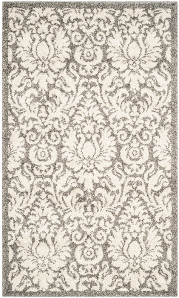 Safavieh Amherst 427 Power Loomed 67% Polypropylene 18% Fibrillated Polypropylene 8% Latex 7% Poly-cotton(warp) Rug AMT427R-3