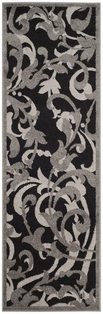 Safavieh Amherst 428 Power Loomed 67% Polypropylene 18% Fibrillated Polypropylene 8% Latex 7% Poly-cotton(warp) Rug AMT428G-3