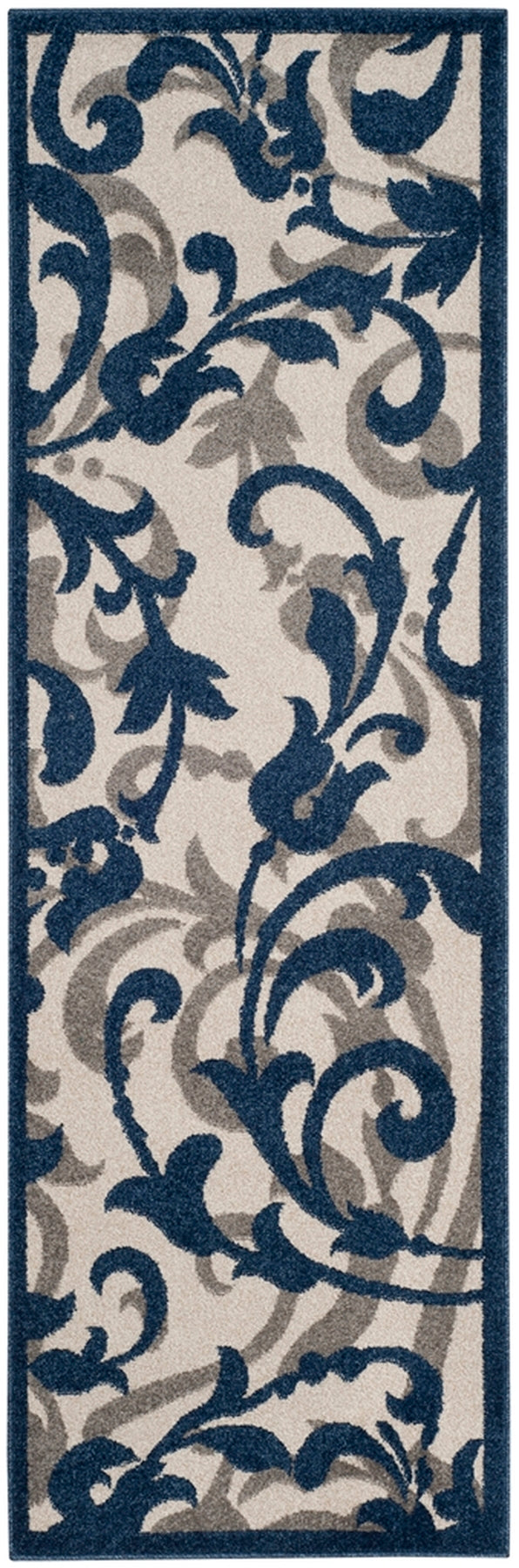 Safavieh Amherst 428 Power Loomed 67% Polypropylene 18% Fibrillated Polypropylene 8% Latex 7% Poly-cotton(warp) Rug AMT428M-3