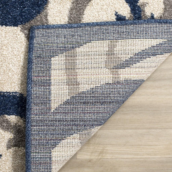 Safavieh Amherst 428 Power Loomed 67% Polypropylene 18% Fibrillated Polypropylene 8% Latex 7% Poly-cotton(warp) Rug AMT428M-3