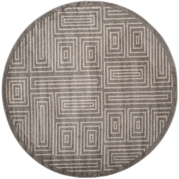 Safavieh Maze Power Loomed 67% Polypropylene 18% Fibrillated Polypropylene 8% Latex 7% Poly-cotton(warp) Rug AMT430C-4
