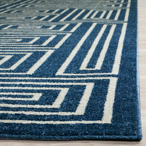 Safavieh Maze Power Loomed 67% Polypropylene 18% Fibrillated Polypropylene 8% Latex 7% Poly-cotton(warp) Rug AMT430P-4