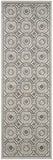 Safavieh Amherst 431 Power Loomed 67% Polypropylene 18% Fibrillated Polypropylene 8% Latex 7% Poly-cotton(warp) Rug AMT431B-3