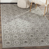 Safavieh Amherst 431 Power Loomed 67% Polypropylene 18% Fibrillated Polypropylene 8% Latex 7% Poly-cotton(warp) Rug AMT431B-3