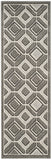 Safavieh Amherst 433 Power Loomed 67% Polypropylene 18% Fibrillated Polypropylene 8% Latex 7% Poly-cotton(warp) Rug AMT433C-3