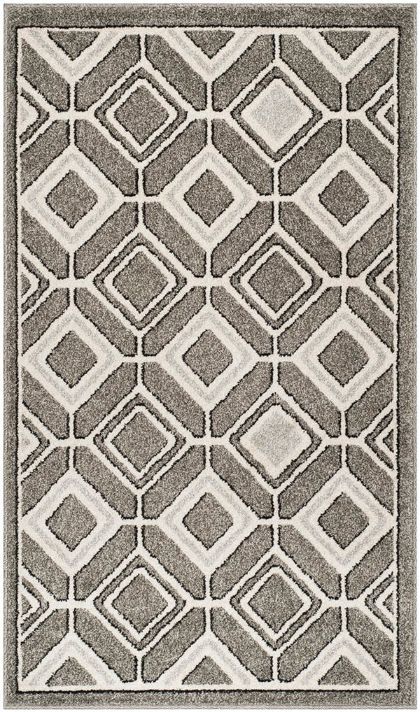 Safavieh Amherst 433 Power Loomed 67% Polypropylene 18% Fibrillated Polypropylene 8% Latex 7% Poly-cotton(warp) Rug AMT433C-3