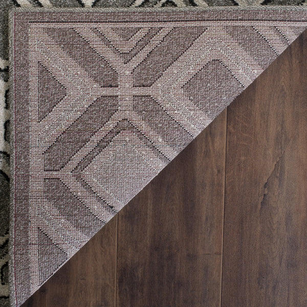 Safavieh Amherst 433 Power Loomed 67% Polypropylene 18% Fibrillated Polypropylene 8% Latex 7% Poly-cotton(warp) Rug AMT433C-3