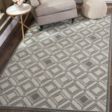 Safavieh Amherst 433 Power Loomed 67% Polypropylene 18% Fibrillated Polypropylene 8% Latex 7% Poly-cotton(warp) Rug AMT433E-3