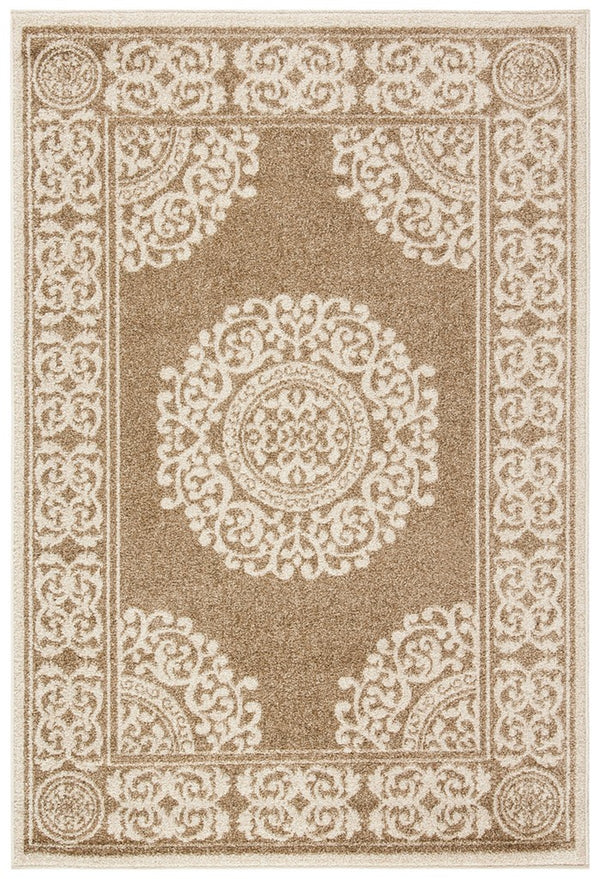 Amherst 480 Bbb  Power Loomed 67% Polypropylene 18% Fibrillated Polypropylene 8% Latex 7% Poly-Cotton(Warp) Rug Wheat