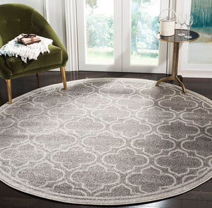 Safavieh Amherst 412 Power Loomed 67% Polypropylene 18% Fibrillated Polypropylene 8% Latex 7% Poly-cotton(warp) Rug AMTW412C-3