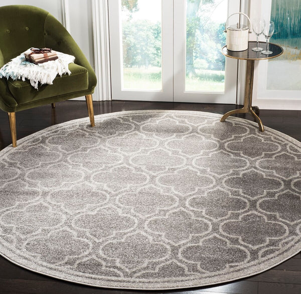 Safavieh Amherst 412 Power Loomed 67% Polypropylene 18% Fibrillated Polypropylene 8% Latex 7% Poly-cotton(warp) Rug AMTW412C-3