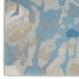 Nourison Symmetry SMM07 Artistic Handmade Tufted Indoor Area Rug Light Blue/Ivory 7'9" x 9'9" 99446495990