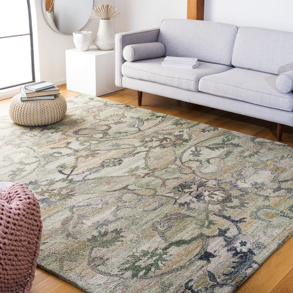 Safavieh Anatolia 401 Hand Tufted 90% Polyester/10% Wool Transitional Rug AN401W-8