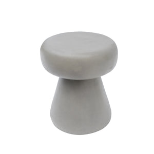 VIG Furniture Modrest Boyd Modern Grey Concrete Round Stool VGLBANA-STR-02