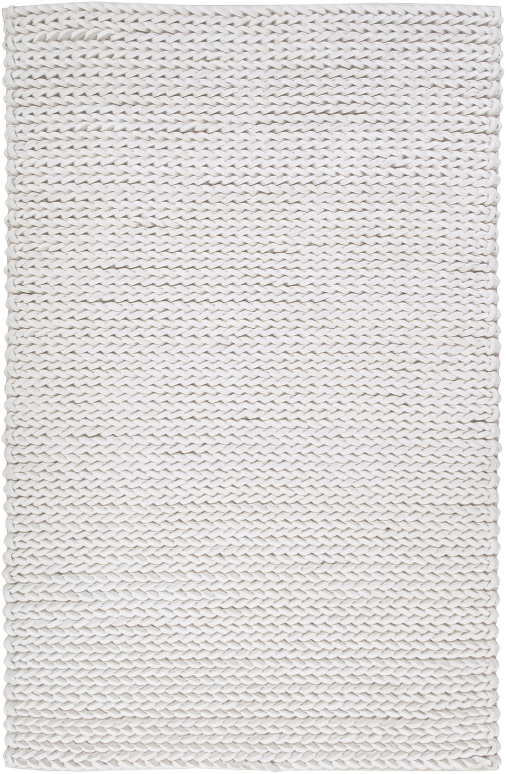 Anchorage ANC-1000 Modern Wool - Felted, Viscose Rug ANC1000-912 Cream 70% Wool - Felted, 30% Viscose 9' x 12'